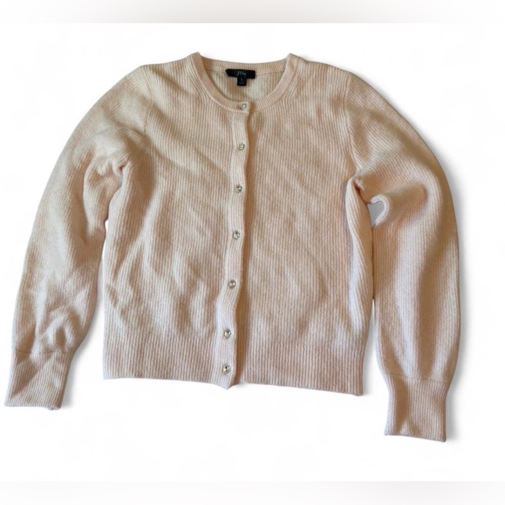 J. Crew Light Pink Cardigan Sweater